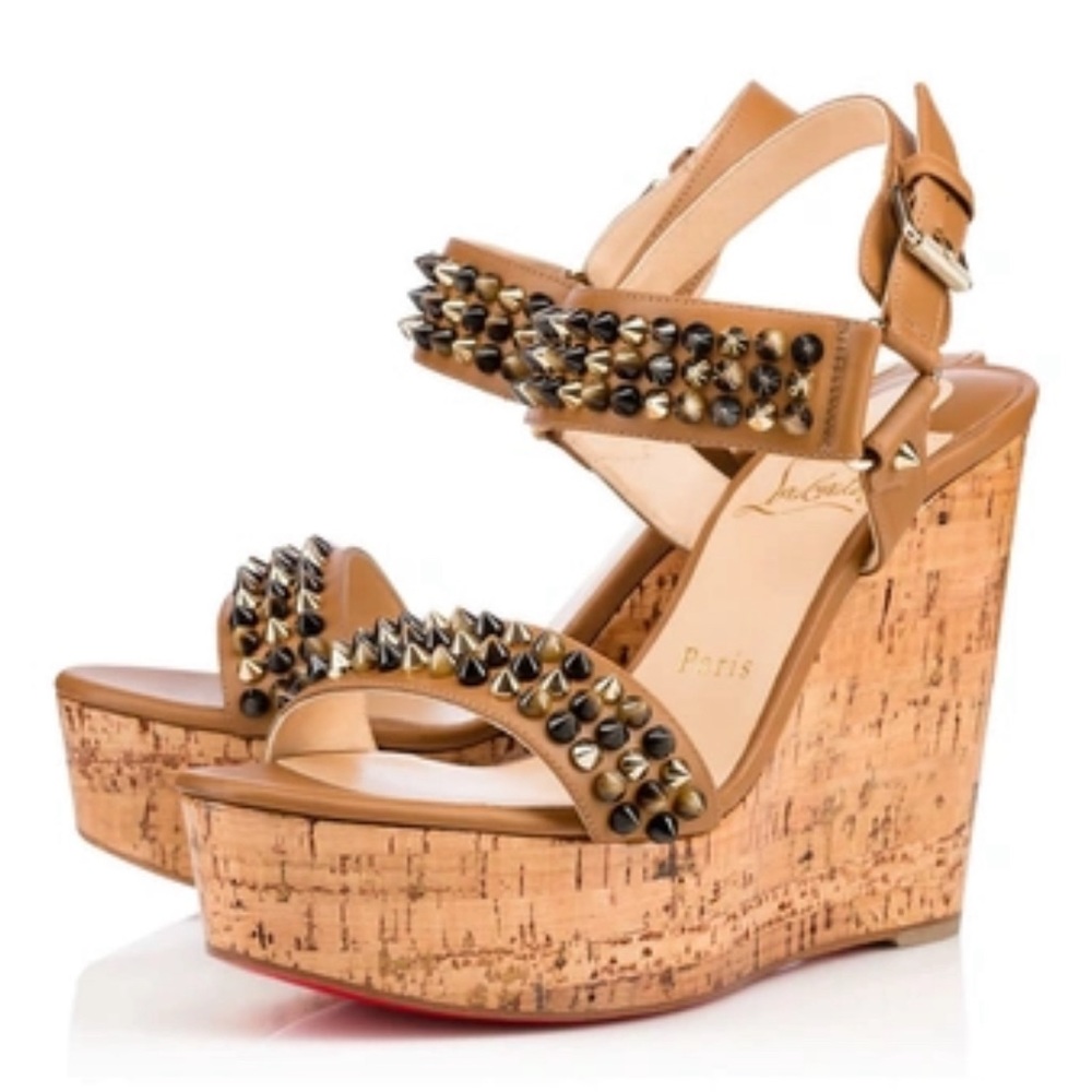 Christian Louboutin Bikee Bike Zappa 120 Noisette Size 36